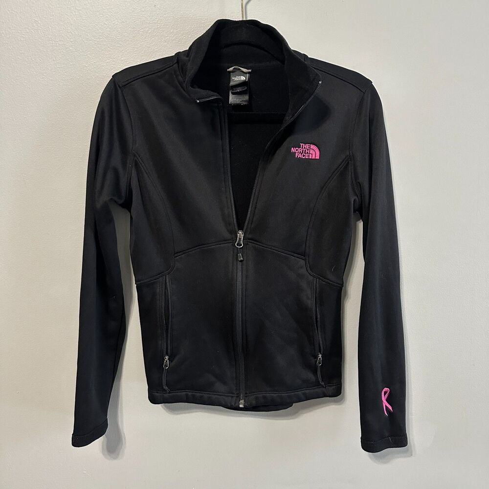 The North Face Apex Bionic Jacket Womens Small Breast Cancer Awareness Black
